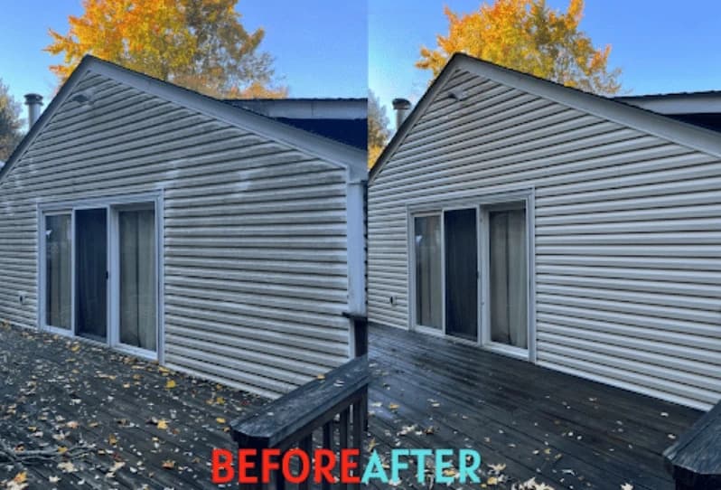 House washing service being performed by Shaker Heights Power Washing expert in Shaker Heights